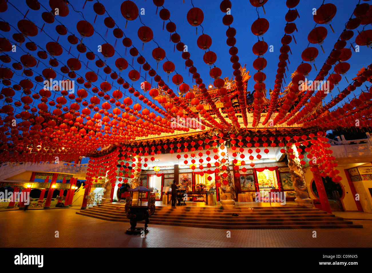Il cinese Thean Hou tempio, Kuala Lumpur, Malesia, Asia Foto Stock