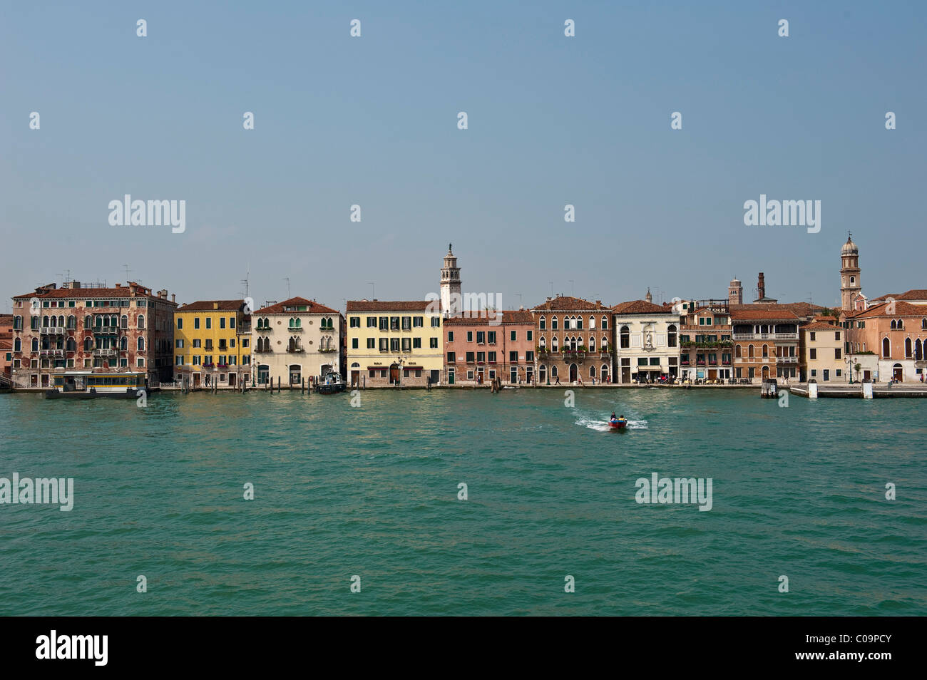 Fondamenta delle Zattere, quartiere di Dorsoduro, Venezia, Veneto, Italia, Europa Foto Stock