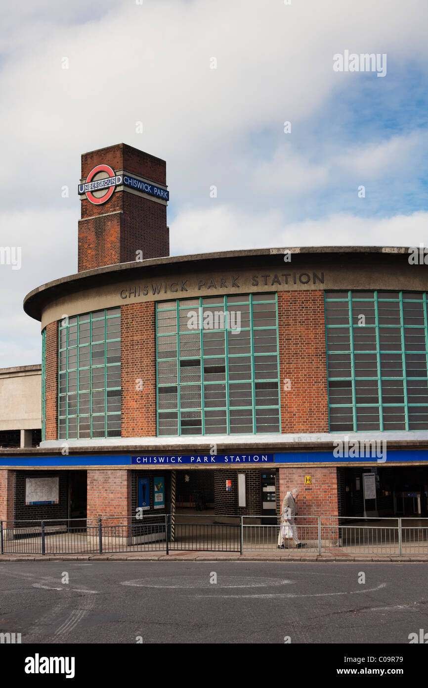 Il Chiswick park station,Londra Foto Stock