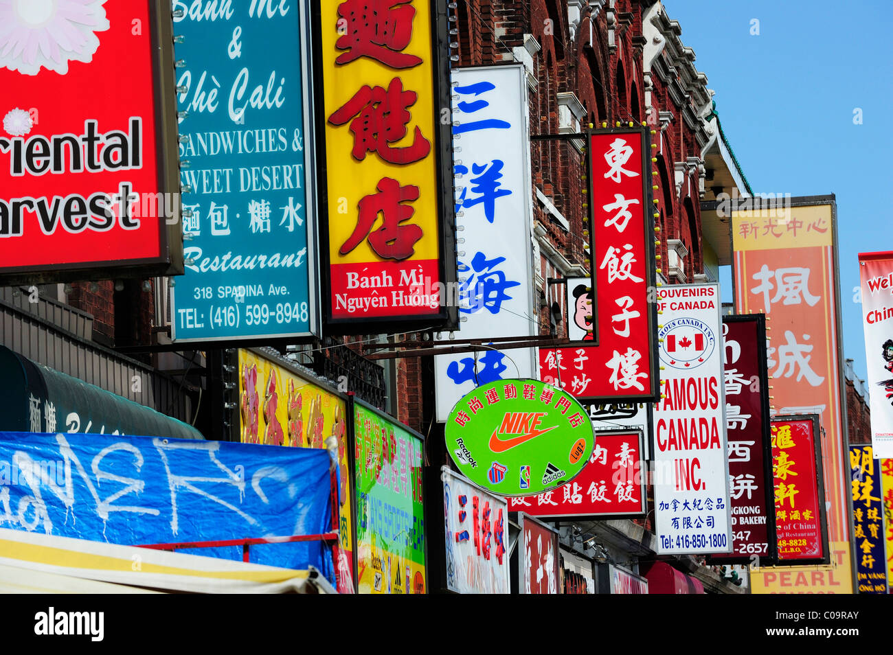 Chinatown, Toronto, Ontario, Canada Foto Stock