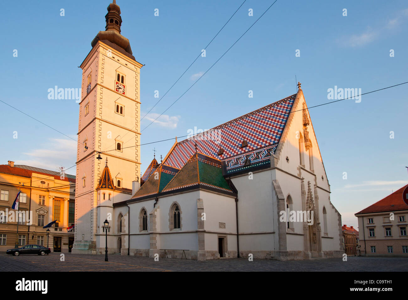 La Chiesa di San Marco, Zagabria, Croazia, Europa Foto stock Alamy