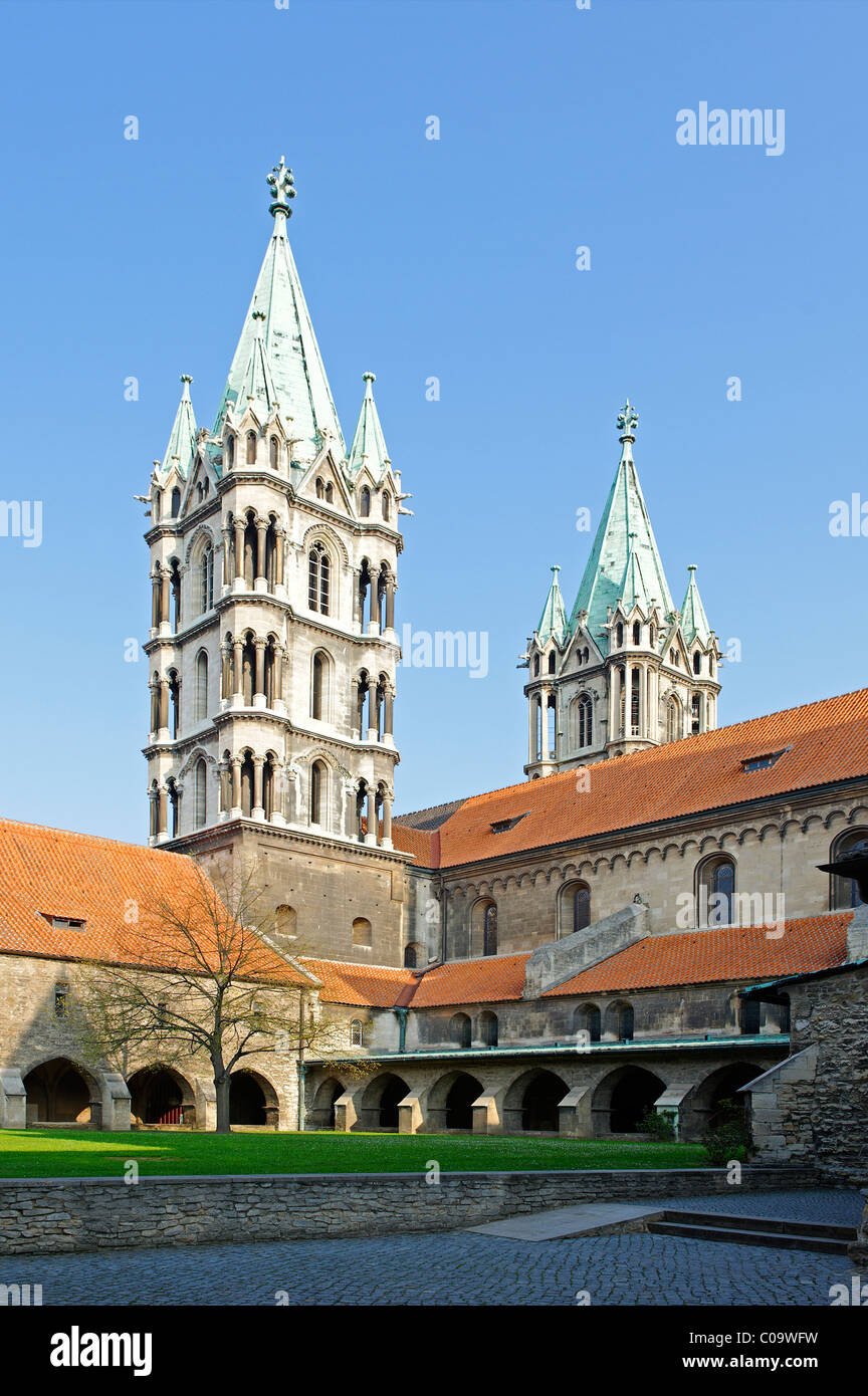 Cattedrale di San Pietro e Paolo, Naumburg, Sassonia-Anhalt, Germania, Europa Foto Stock
