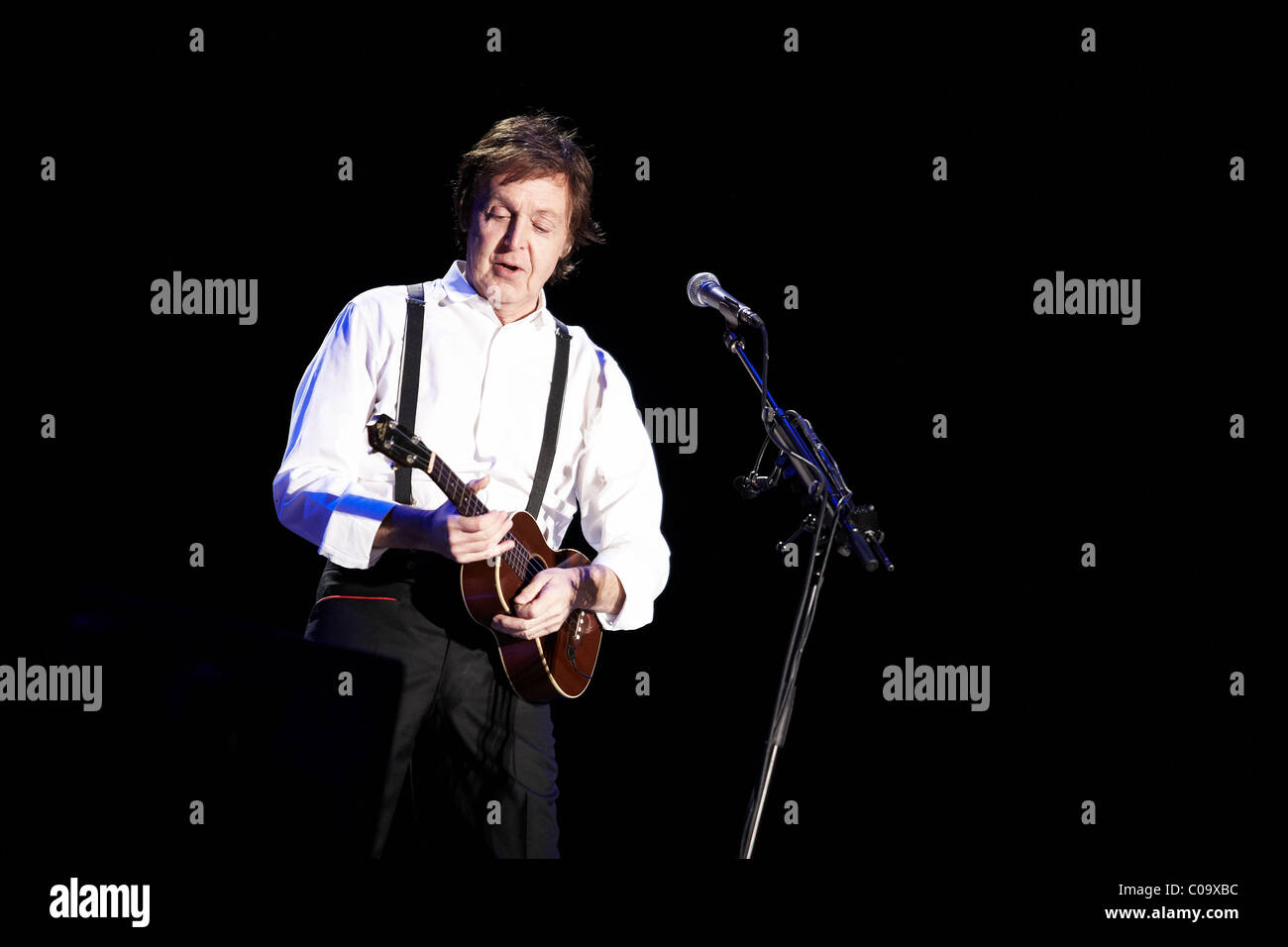 Paul Mc Cartney, giocare al River Plate Stadium di Buenos Aires, Argentina al 'Up e prossimi tour 2010" Foto Stock