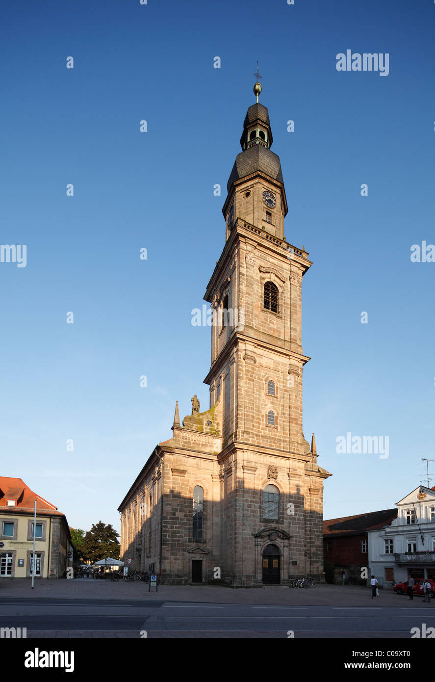 Altstaedter Kirche chiesa, chiesa della Santa Trinità, Erlangen, Media Franconia, Franconia, Baviera, Germania, Europa Foto Stock