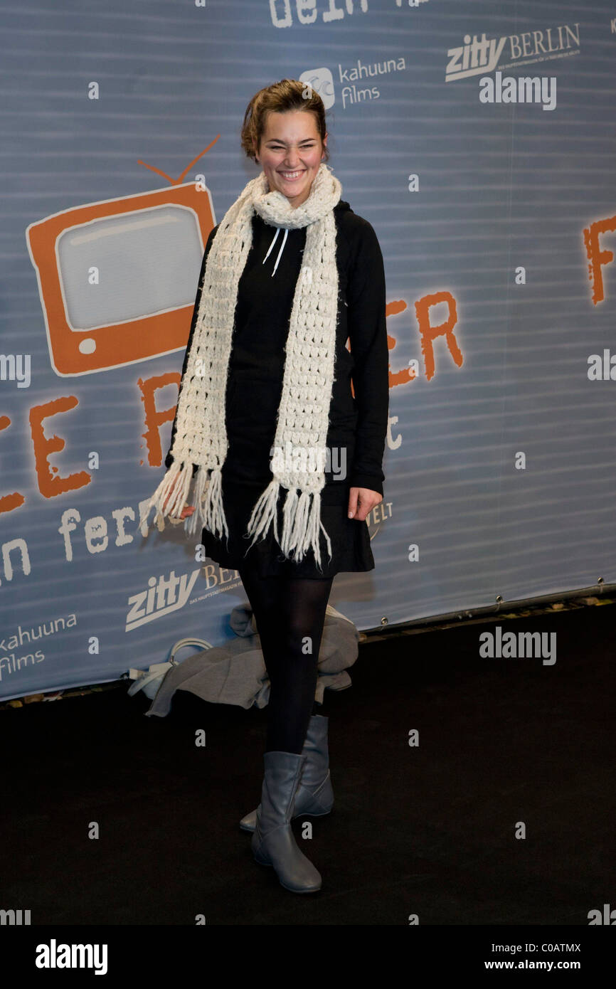 Alissa Jung 'Free Rainer - Dein Fernseher luegt' tedesco premiere Kino in der Kulturbrauerei movie theater Berlino, Germania - Foto Stock