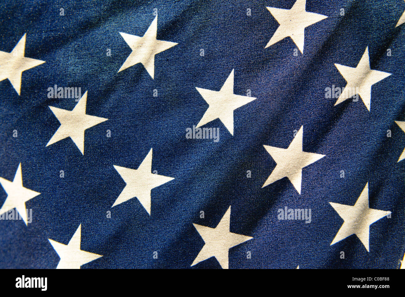 Bandiera americana degli Stati Uniti d'America Foto Stock