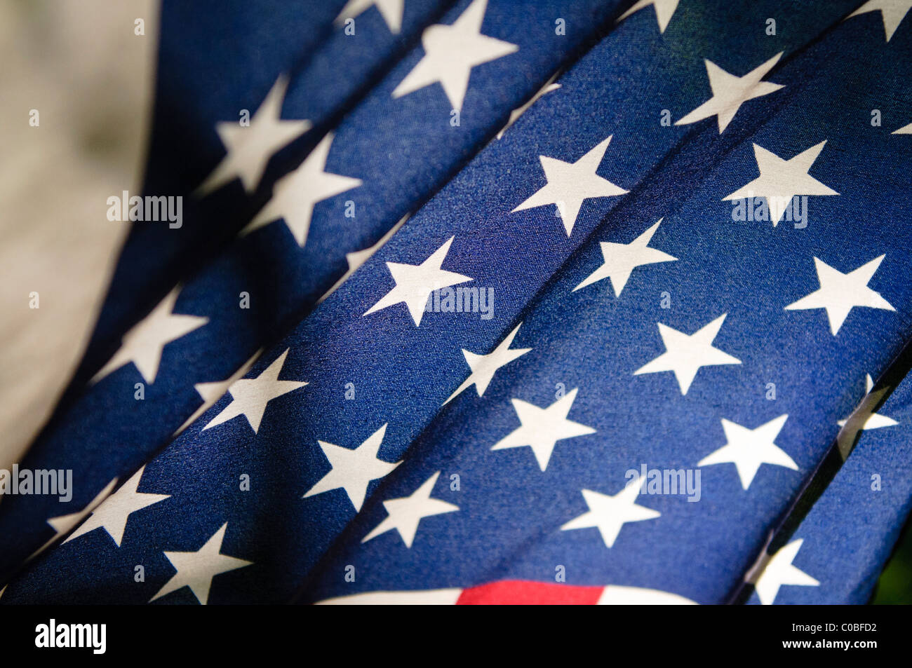 Bandiera americana degli Stati Uniti d'America Foto Stock