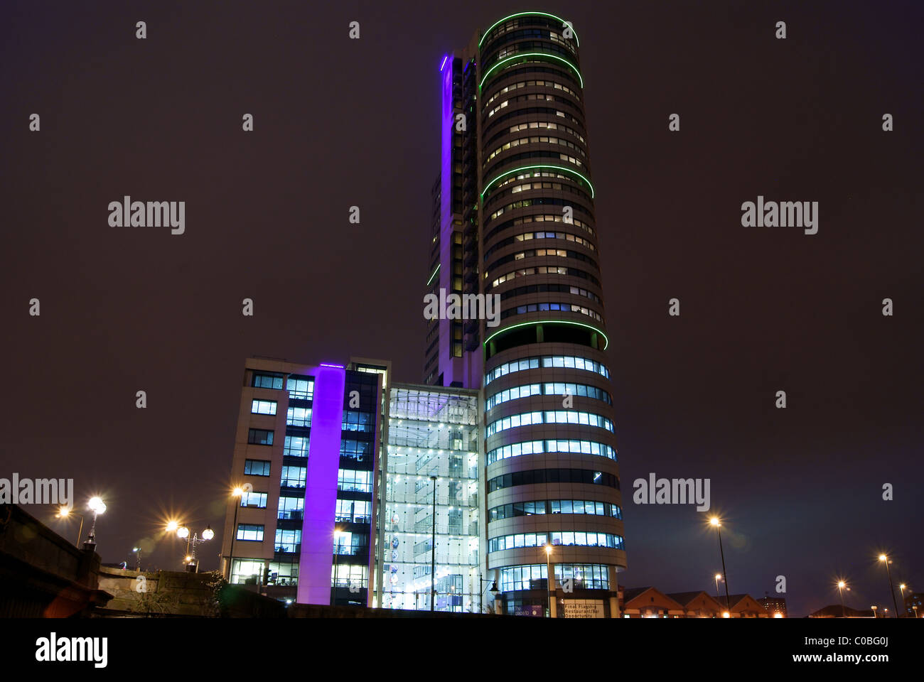 Acqua ponte posto a Leeds Foto Stock