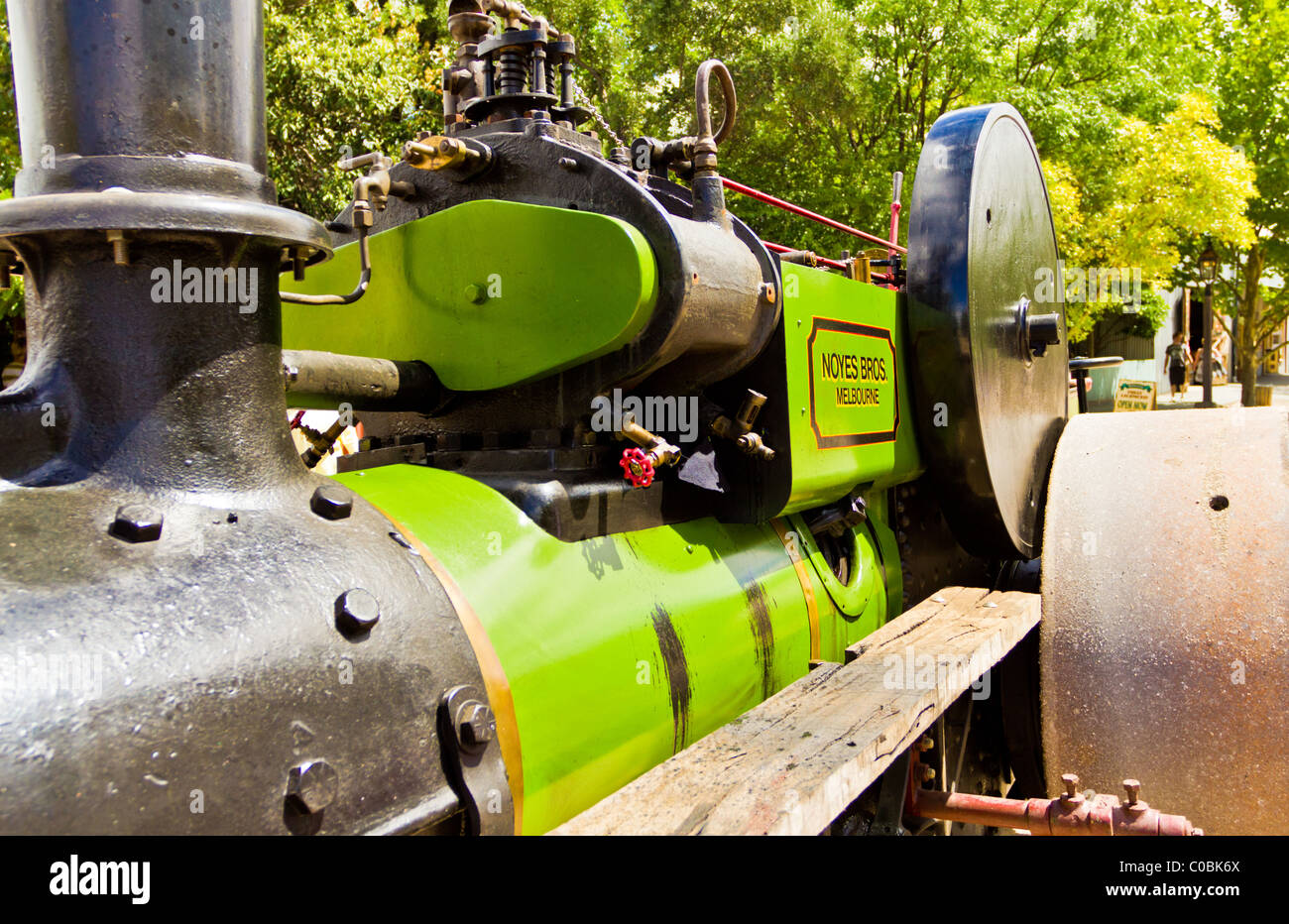 Nosi storico Bros rullo di vapore in Echuca, Australia Foto Stock