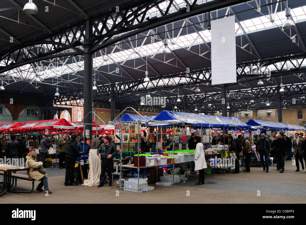 Old Spitalfields Market, Spitalfields, London, England, Regno Unito Foto Stock