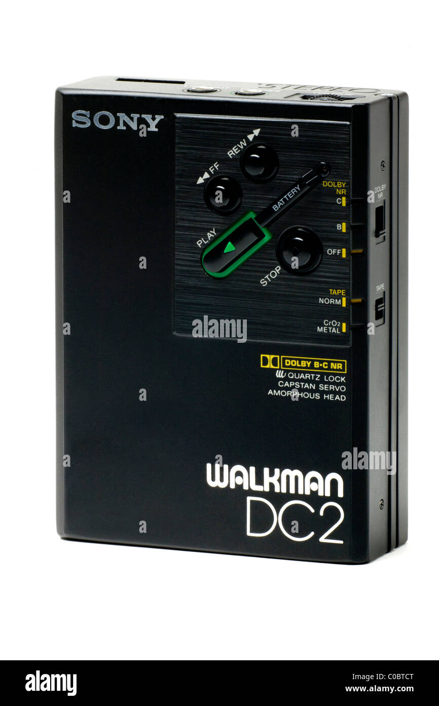 Sony Walkman Riproduttore di cassette Stereo Walkman giocatore  professionista DC2 Foto stock - Alamy