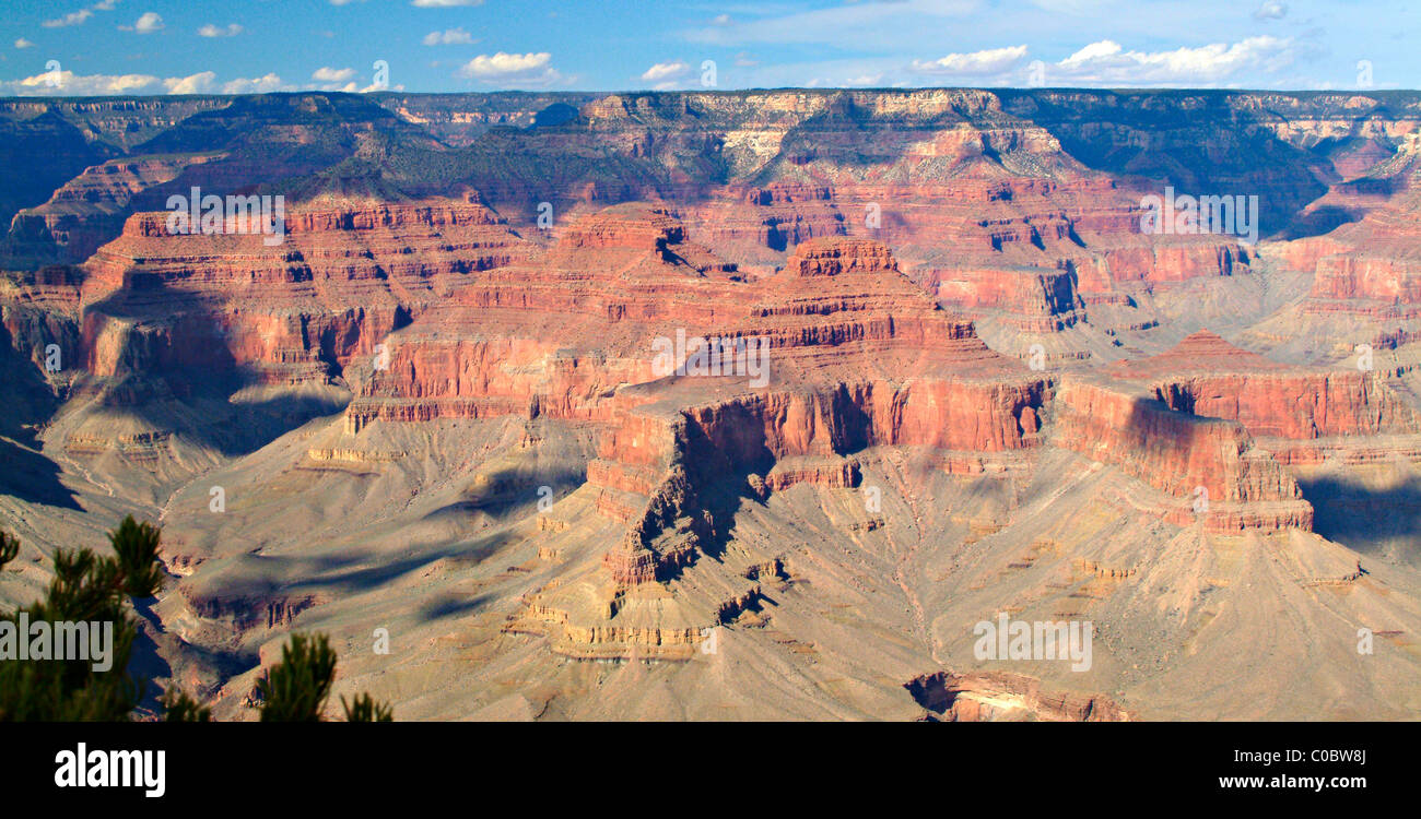 Torre di impostare dal punto Pima Parco Nazionale del Grand Canyon Arizona Stati Uniti America STATI UNITI D'AMERICA Foto Stock