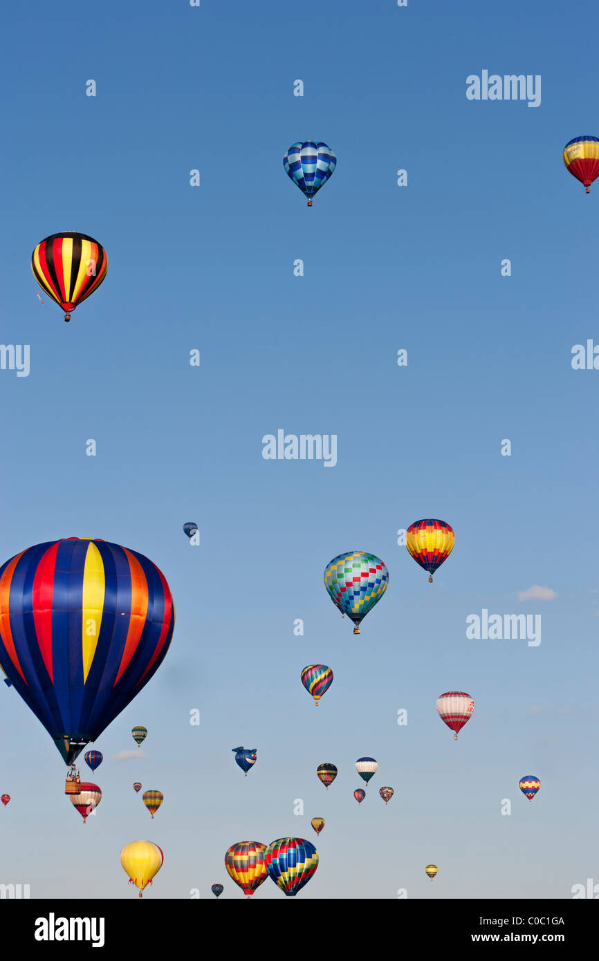 Hot Air Ballons Foto Stock