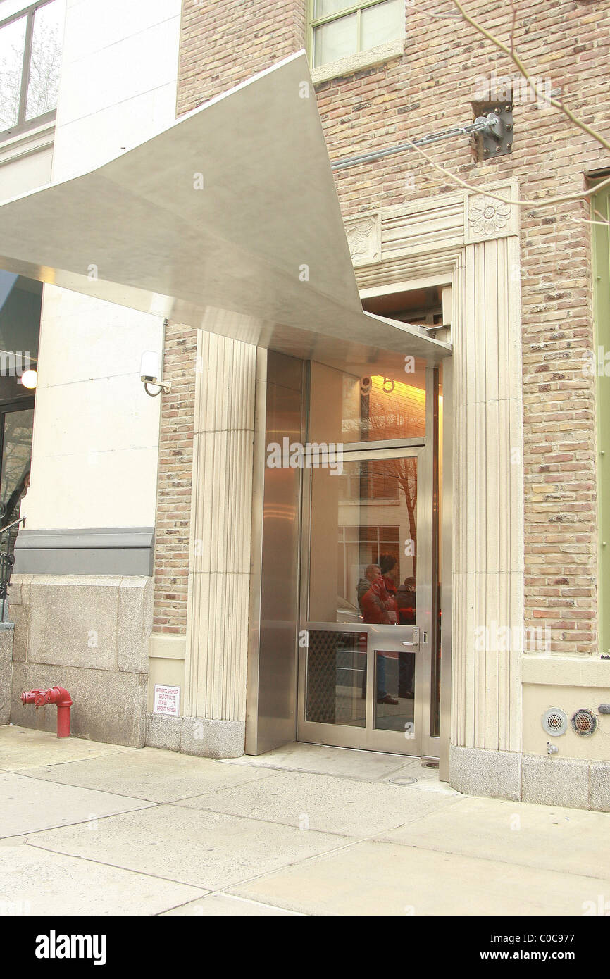 Jay-Z di Tribeca appartamento dove Beyonce Knowles e Jay-Z verrà presumibilmente sposare New York City, Stati Uniti d'America - 04.04.08 BEYONCE E Foto Stock