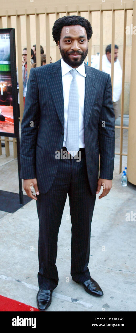 Chiwetel Ejiofor Los Angeles speciale proiezione di Redbelt tenutosi presso il teatro egiziano di Hollywood, in California - 07.04.08 Foto Stock