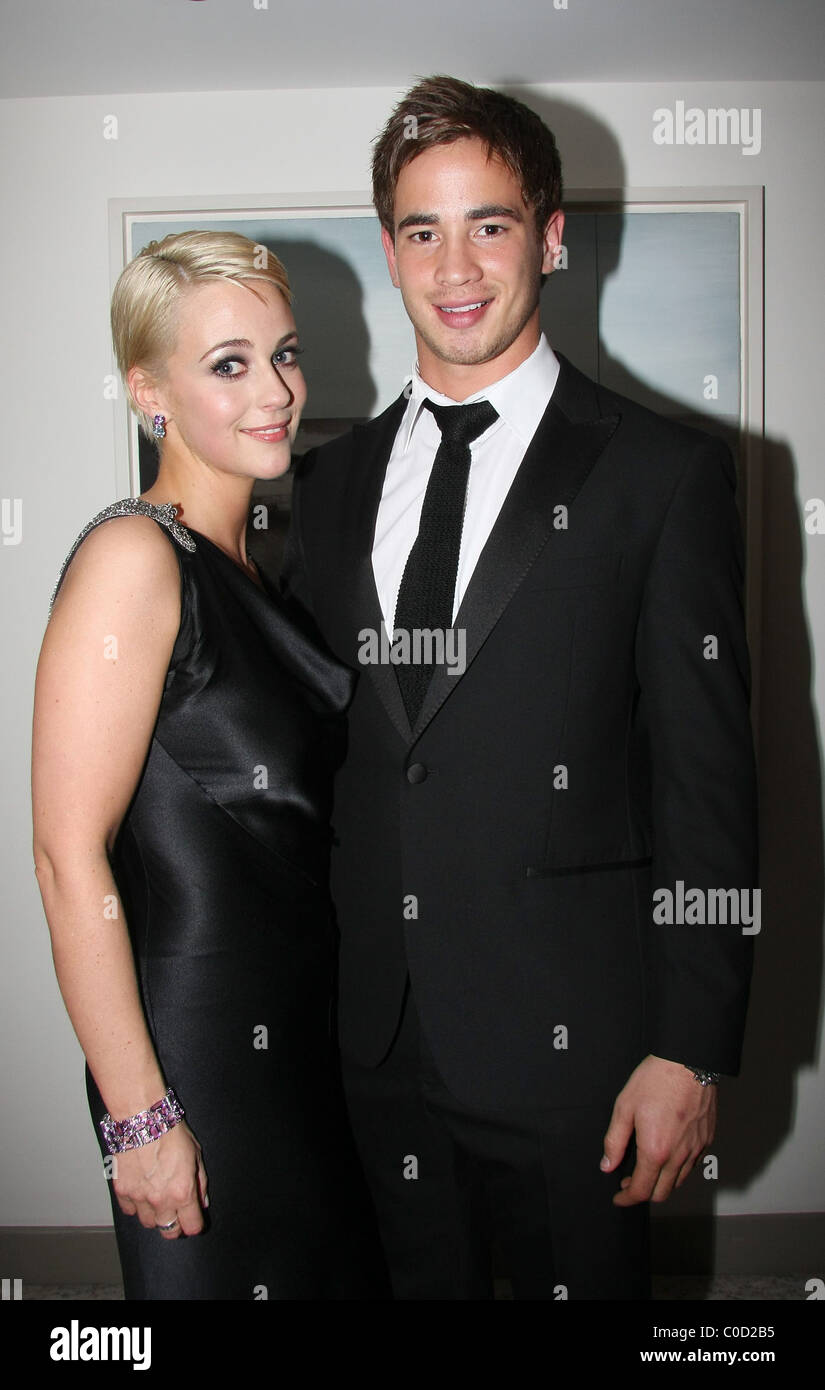 Miranda Raison e Danny Cipriani Fifi fragranza awards 2008 presso il Dorchester Hotel - all'interno di Londra, Inghilterra - 23.04.08 Foto Stock