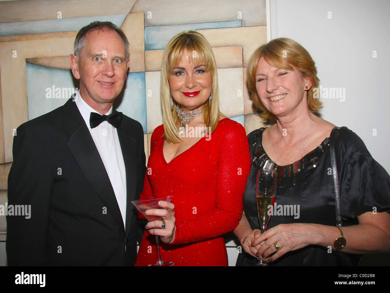 Sian Lloyd e ospiti fragranza Fifi awards 2008 presso il Dorchester Hotel - all'interno di Londra, Inghilterra - 23.04.08 Foto Stock