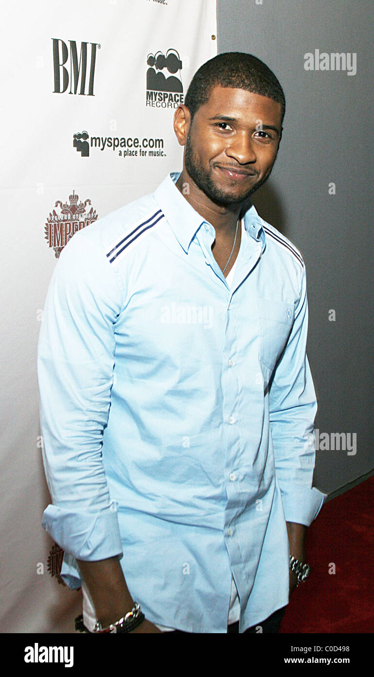 Usher U.S. diritti di esecuzione organizzazione BMI presenta la sua undicesima edizione Unsigned vetrina urbano tenutosi presso il Lounge Luckie Foto Stock