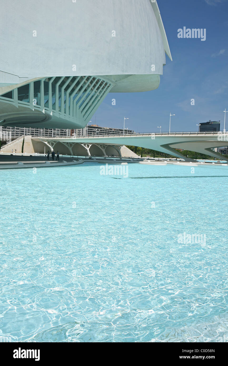 Parque Oceanografico Ciudad Artes y de las Ciencas Arts and Sciences park Valencia Spagna Foto Stock