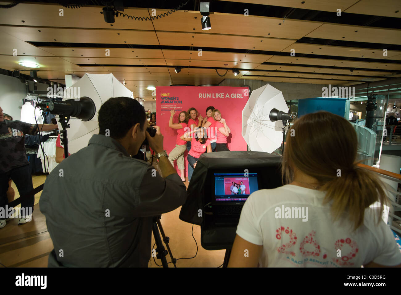 Photo Booth stampa immediata a un evento. Foto Stock