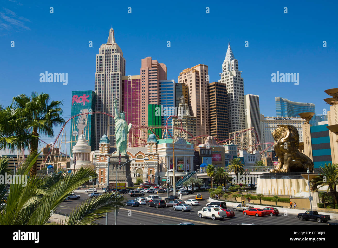 New York New York hotel Las Vegas Nevada usa stati uniti d'America Foto Stock