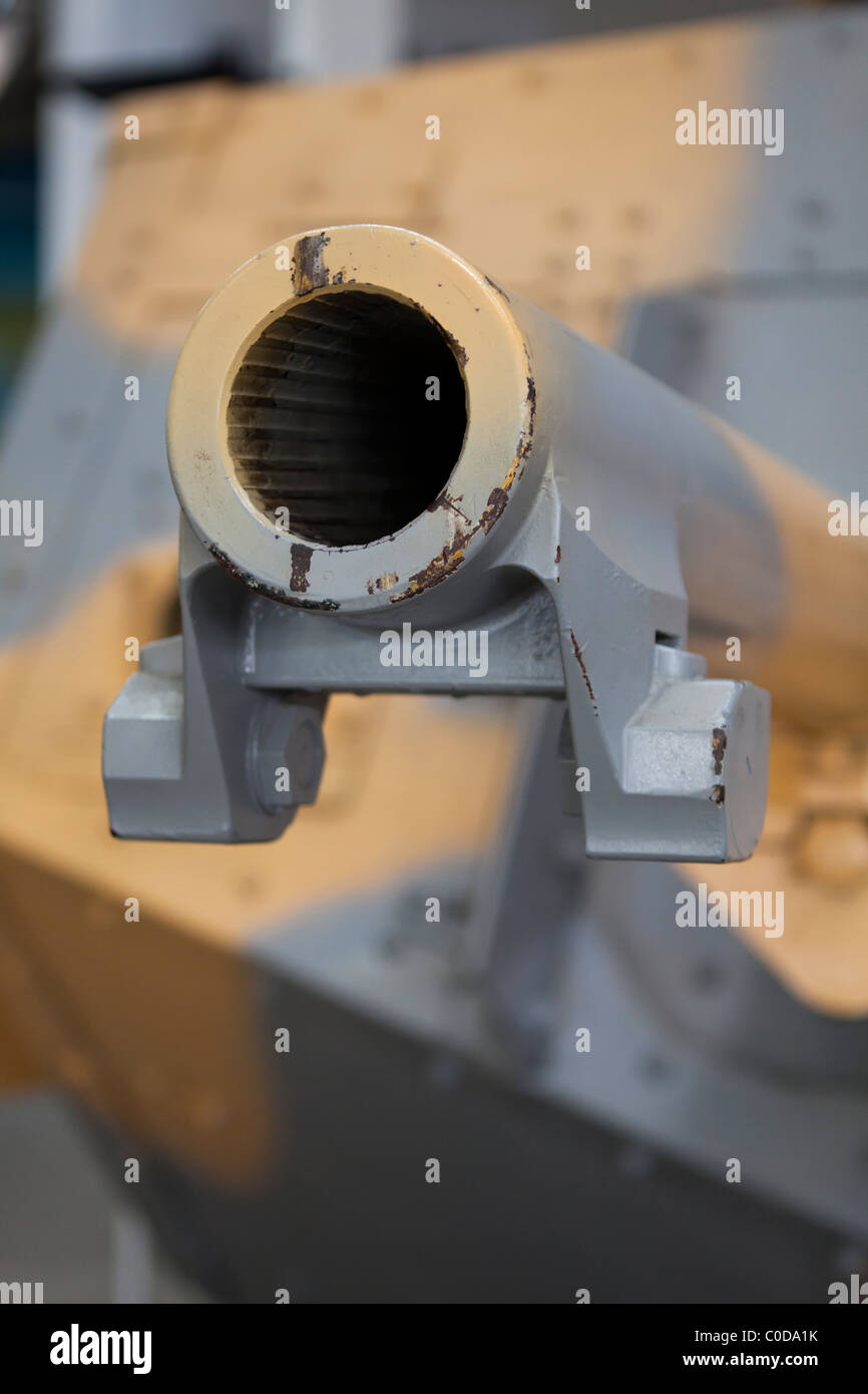 La pistola della St Chamond francese serbatoio pesante dalla I Guerra Mondiale Foto Stock