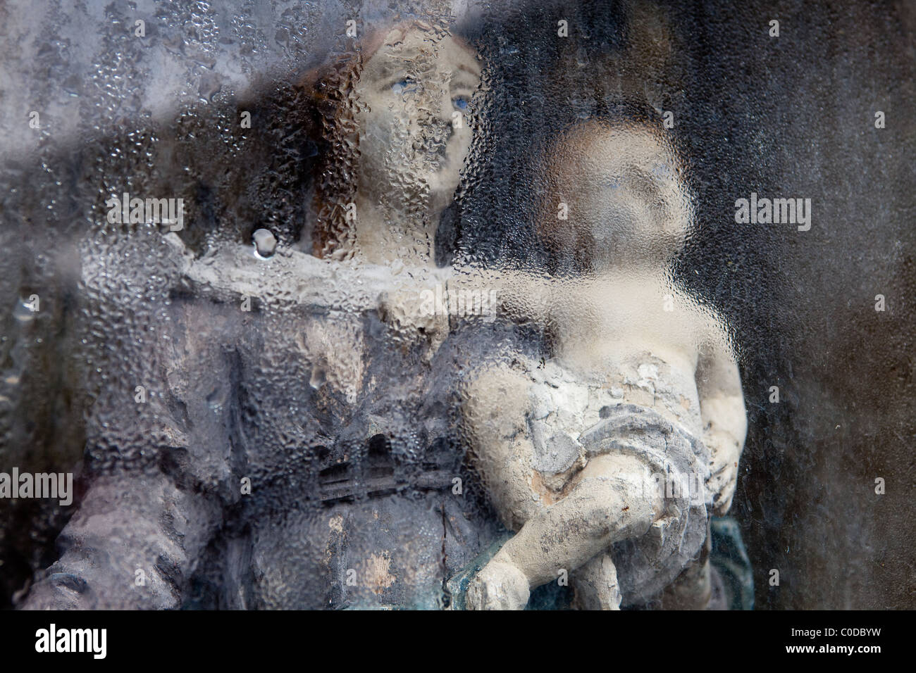 Vergine Maria tenendo Gesù santuario, Saint Bertrand de Comminges, Pirenei, Francia Foto Stock