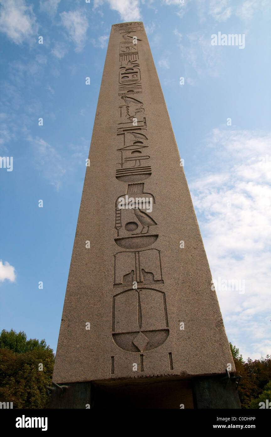 Roman hippodrome Istanbul obelisco egiziano in Turchia. Attrazione turistica Foto Stock