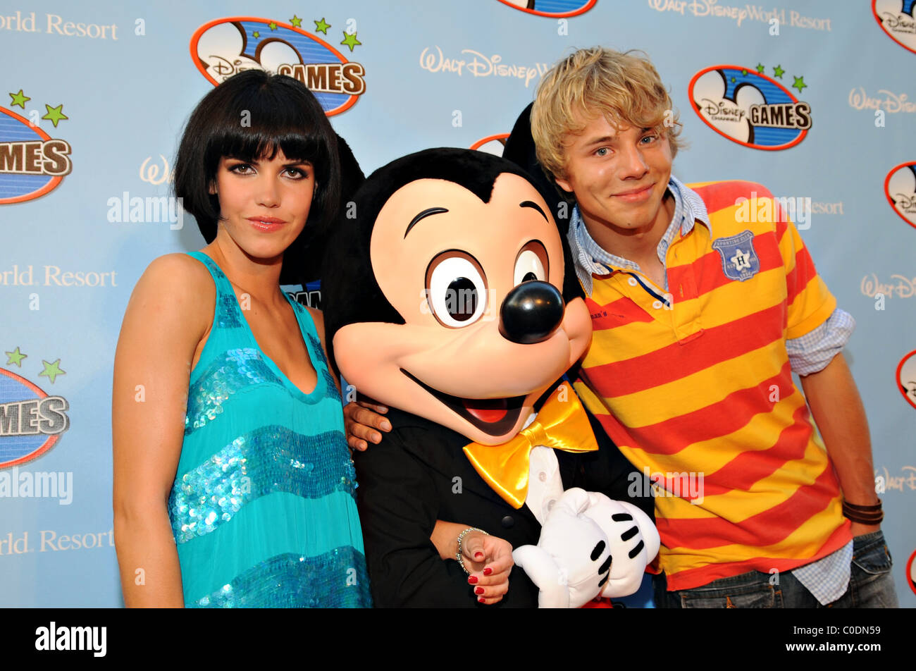 Isabella Soric e Benjamin Trinks Disney Channel giochi presso il Walt Disney World- Red Carpet Orlando, Florida - 02.05.08 Shannon Foto Stock