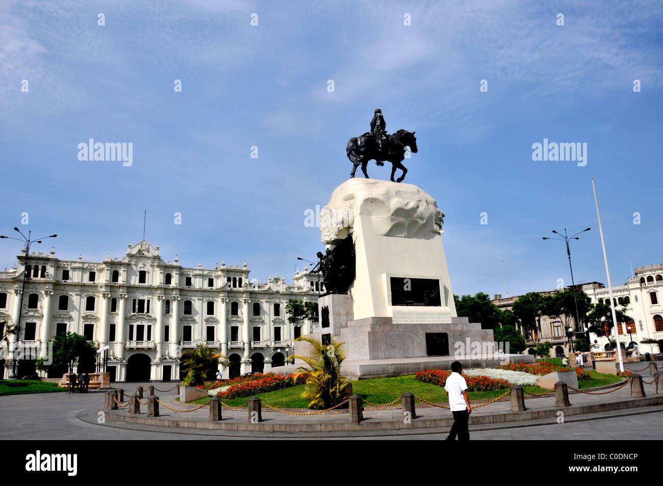 Monumento a José de San Martín, Lima, Perù Foto Stock