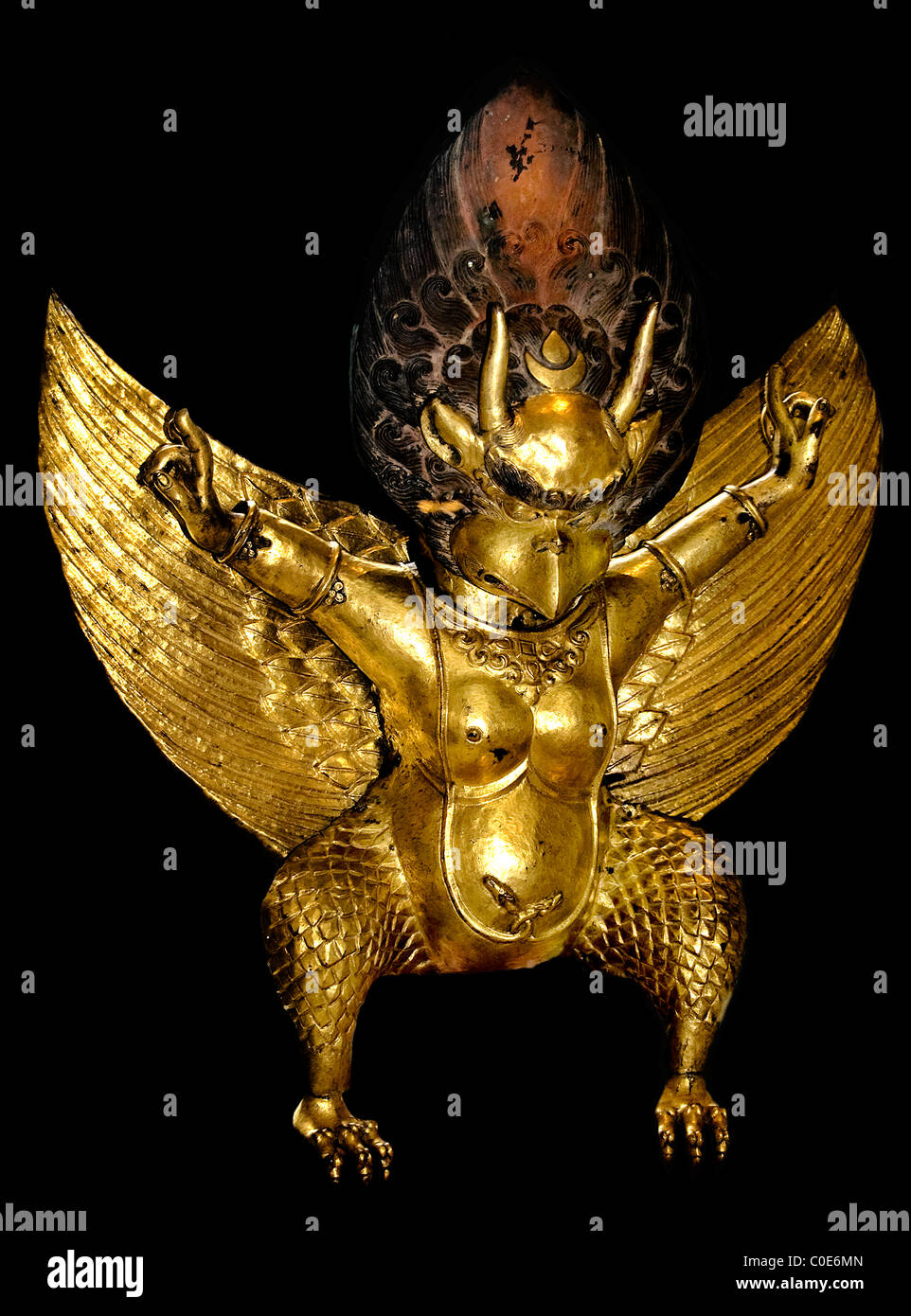 Garuda Il Tibet del XIX secolo D.C. il buddismo buddisti buddha Foto Stock