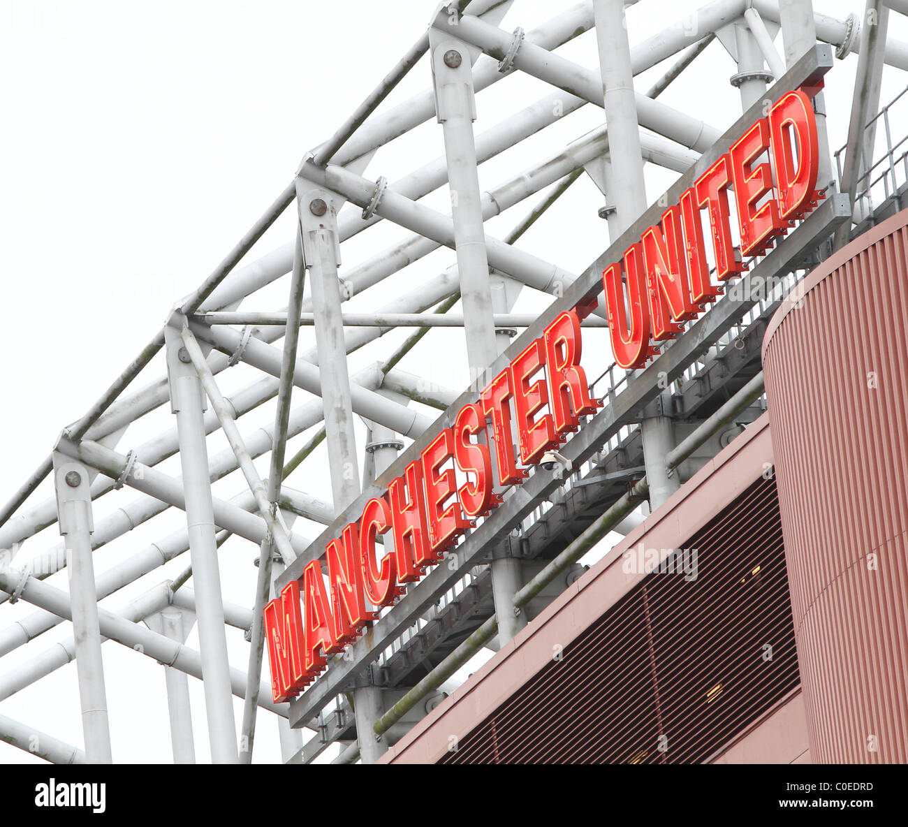 Old Trafford casa del Manchester United FC. Foto di James Boardman Foto Stock