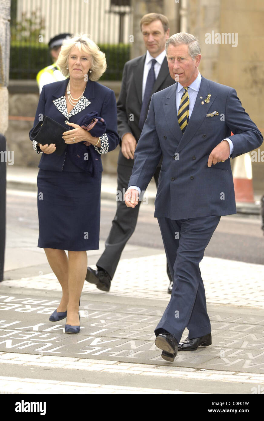 La duchessa di Cornovaglia e ALTEZZA REALF Il principe Charles Foto Stock