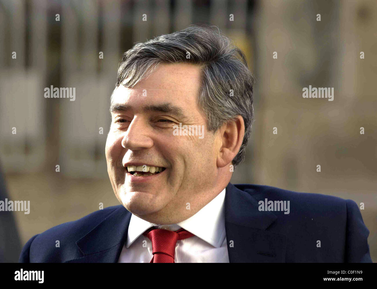 Ex primo ministro Gordon Brown MP Foto Stock