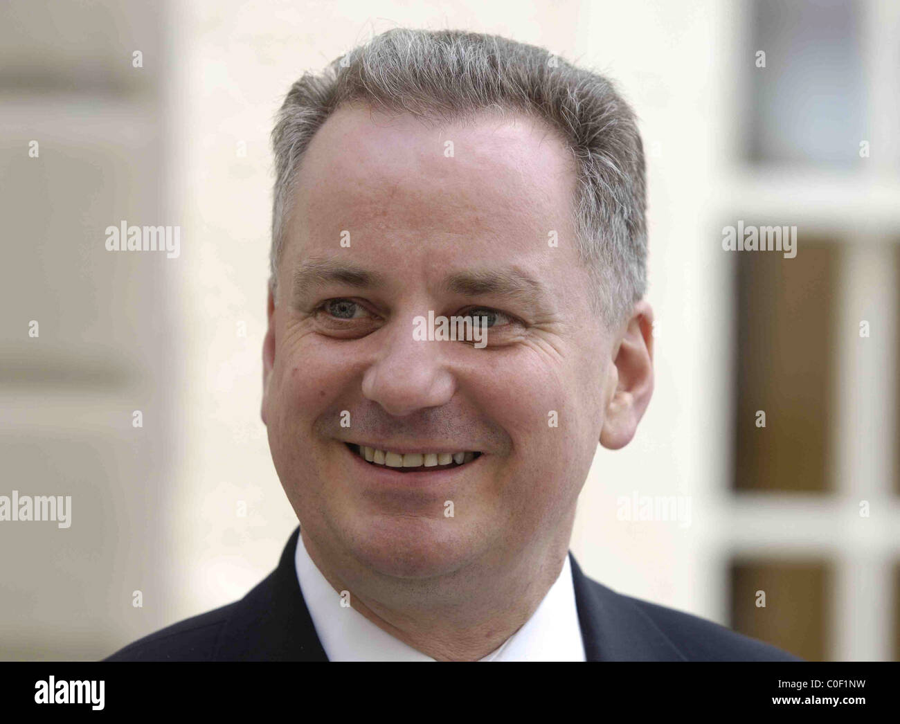 Ex : Jack McConnell MSP Primo Ministro di Scozia, e leader dello Scottish Labour Party Foto Stock