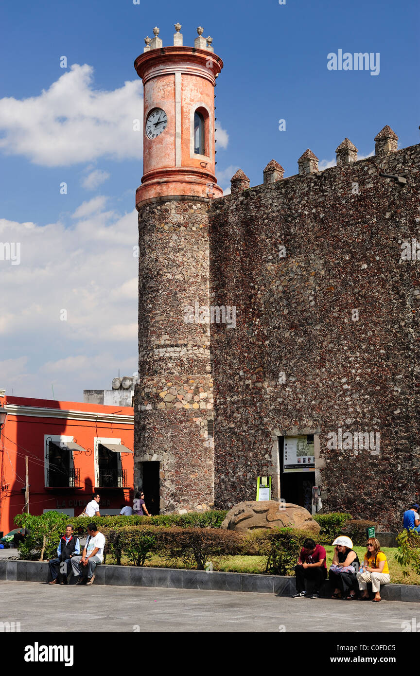 Palacio de Cortes in Cuernavaca, Stato di Morelos, Messico Foto Stock