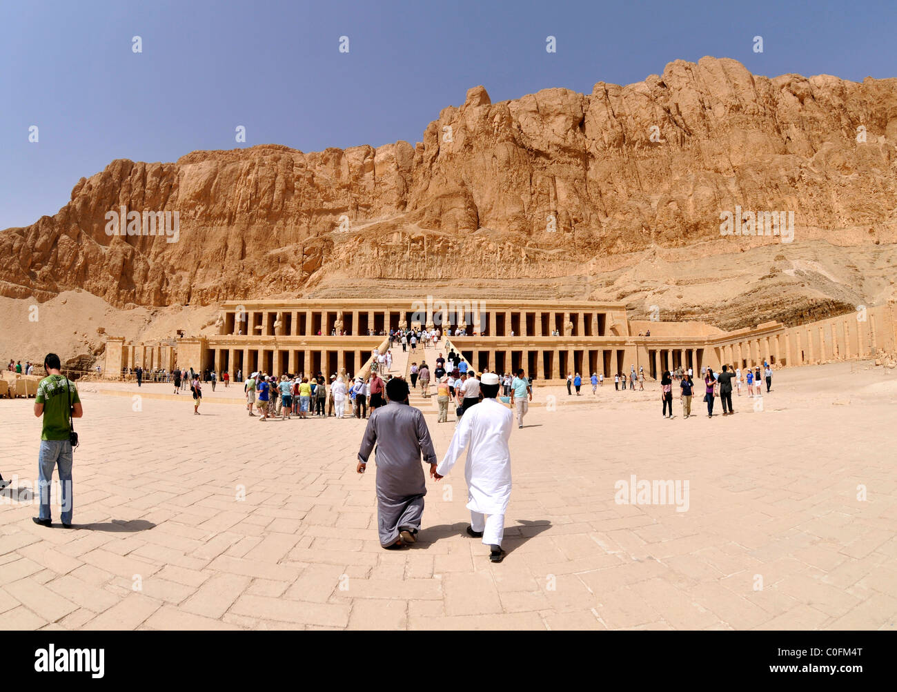 Tempio della Regina Hatshepsut, Luxor, Egitto Foto Stock