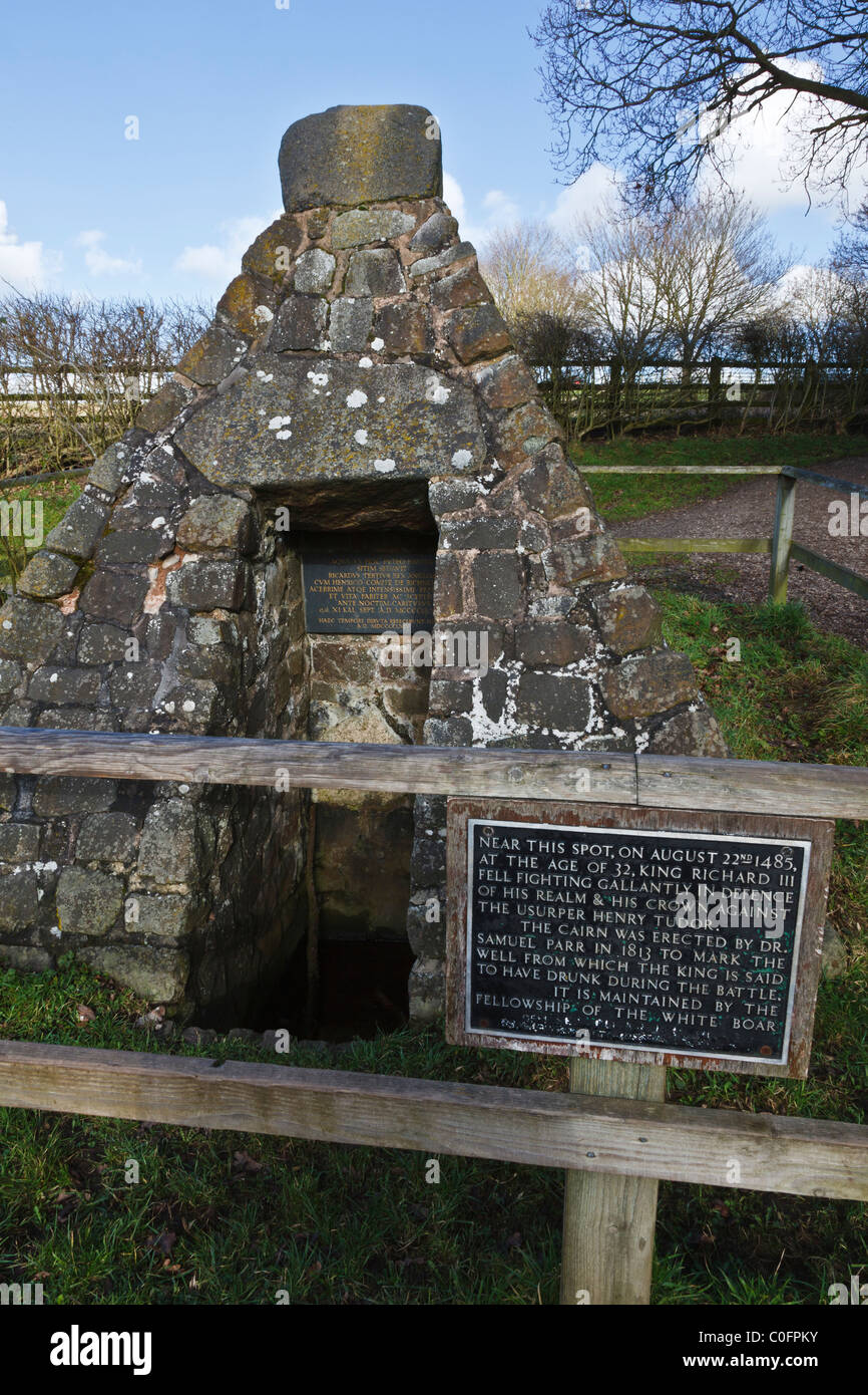 Re Richard ben, Bosworth Battlefield Visitor Center, vicino a Sutton Cheney, Leicestershire, Inghilterra Foto Stock