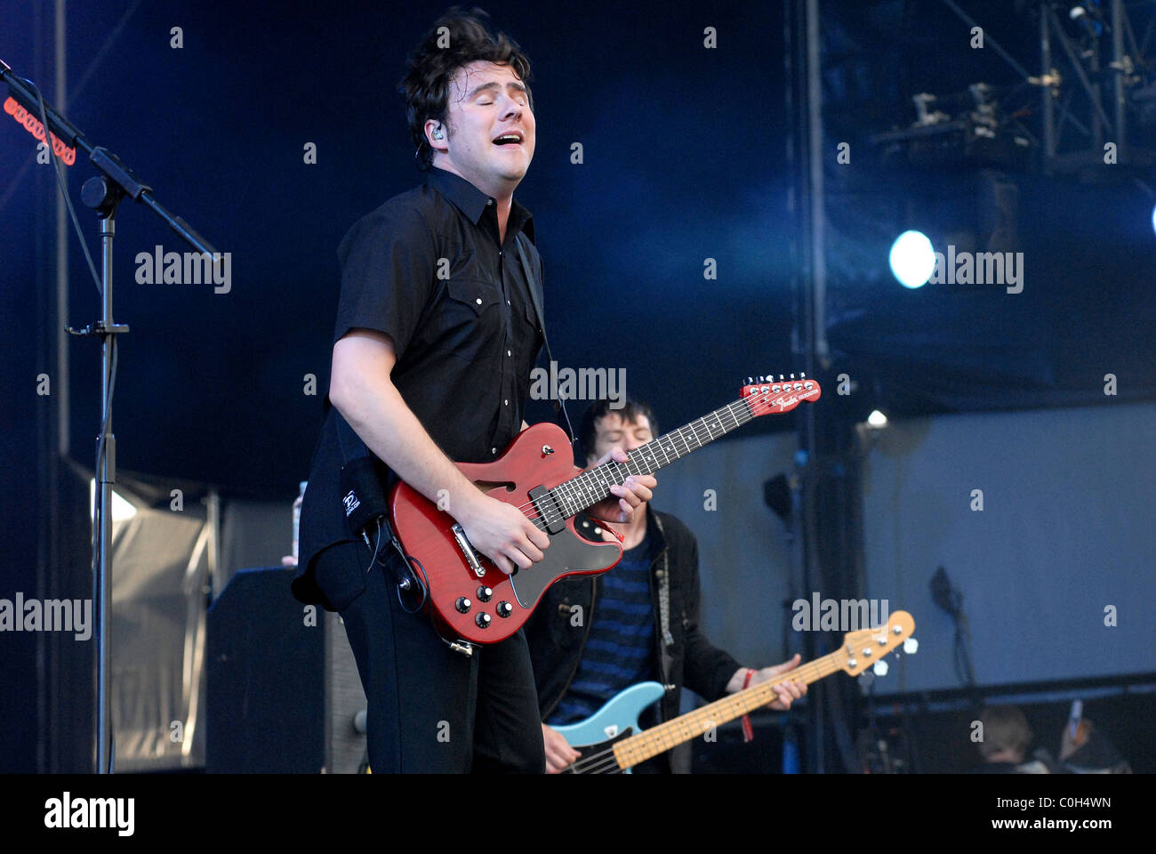 Jim Adkins di Jimmy mangiare Mondo Download Festival 2008 - Giorno tre Donington Park Derbyshire, Inghilterra - 15.06.08 Foto Stock