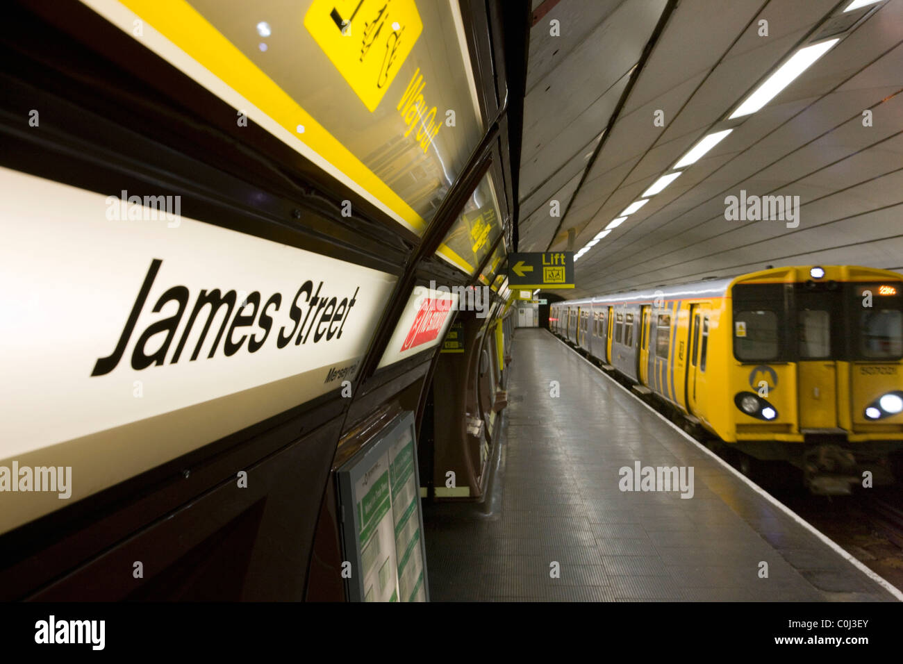 Merseyrail, Liverpool, Merseyside Regno Unito Foto Stock