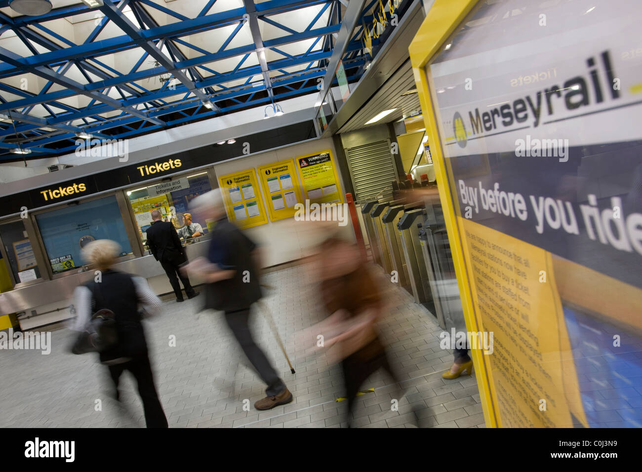 Merseyrail, Liverpool, Merseyside Regno Unito Foto Stock