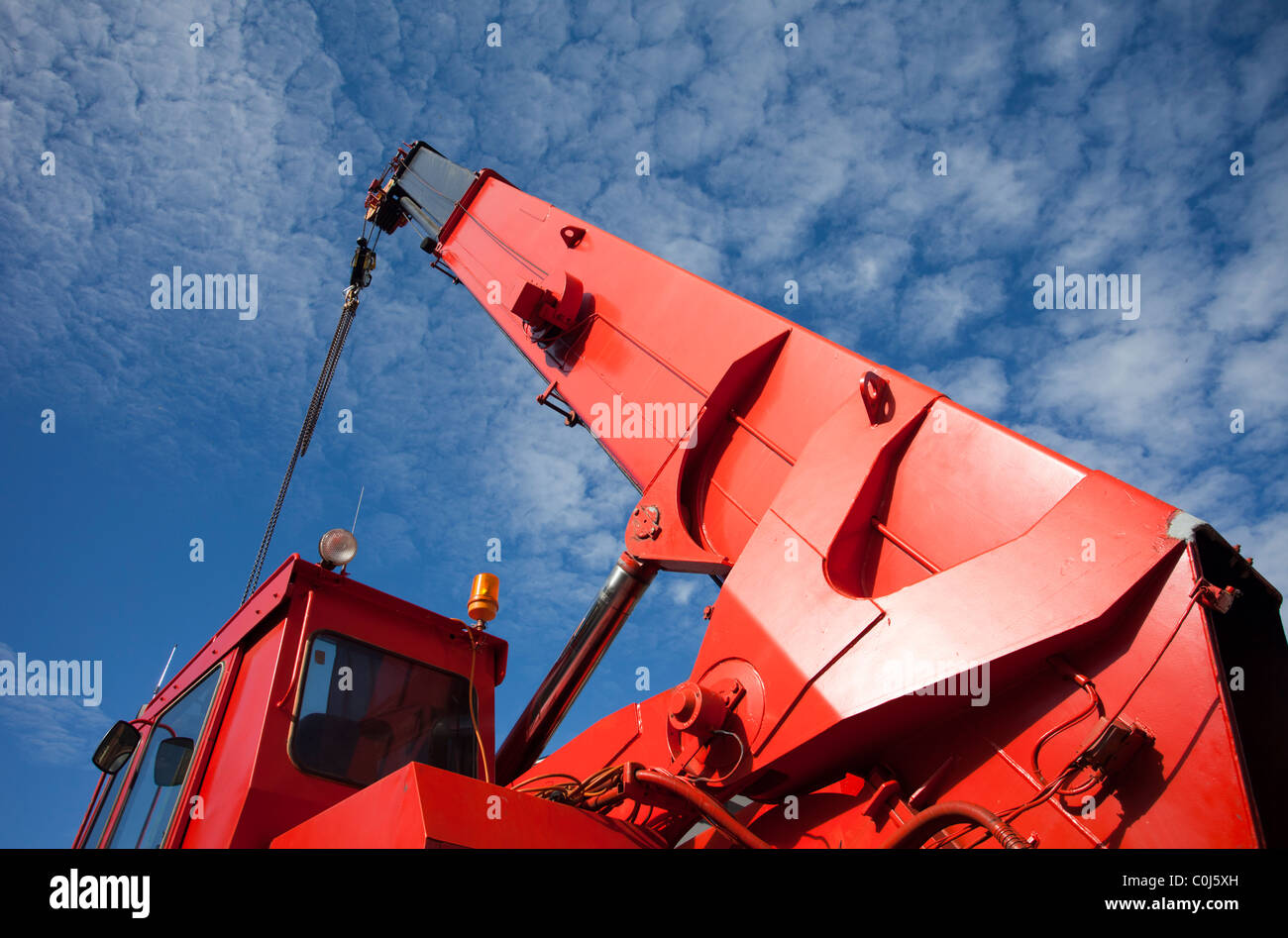 Lokomo ( MS 335 N ?? ) Impianto braccio idraulico della gru a braccio , Finlandia Foto Stock