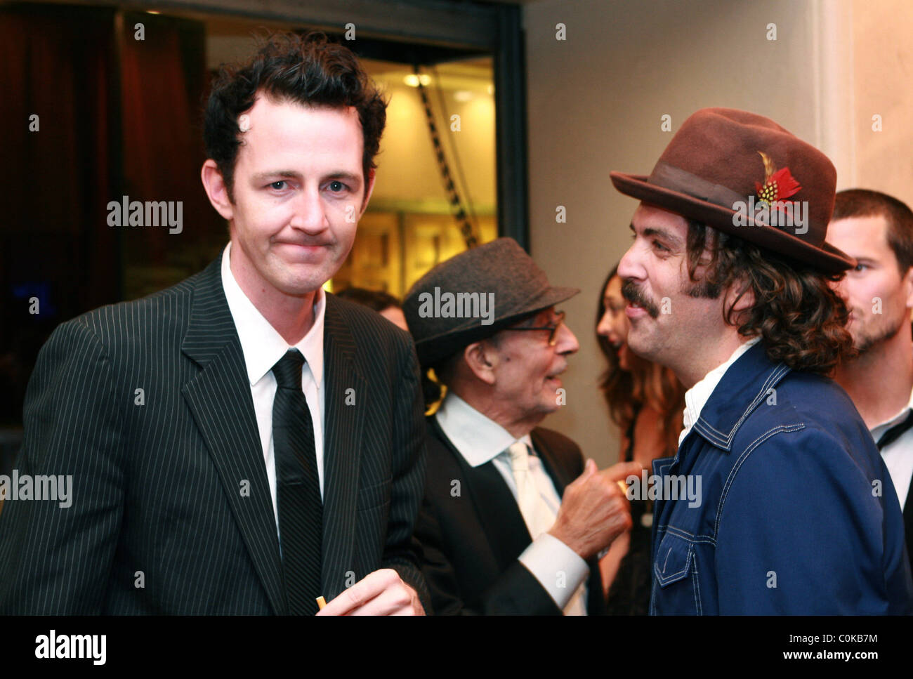 Brian Matthew McGuire e valutazione, assiste il centro 2008 Film Festival's Premiere di "In cerca di un bacio di mezzanotte' alla Foto Stock