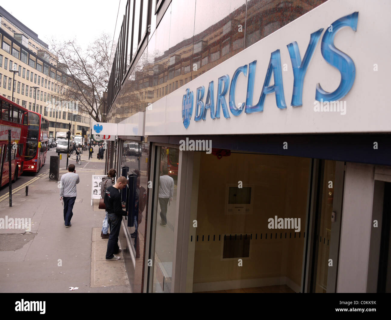 Barclays Bank uk, London UK Foto Stock