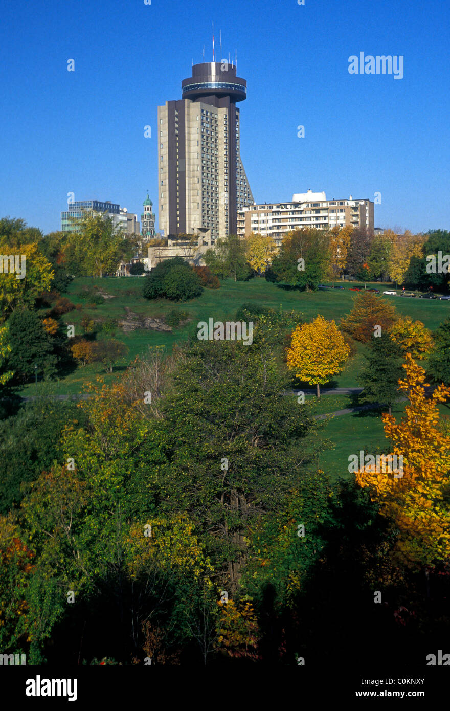 Loews le concorde hotel, campi di battaglia Park, Quebec city, Provincia di Quebec, Canada, America del nord Foto Stock