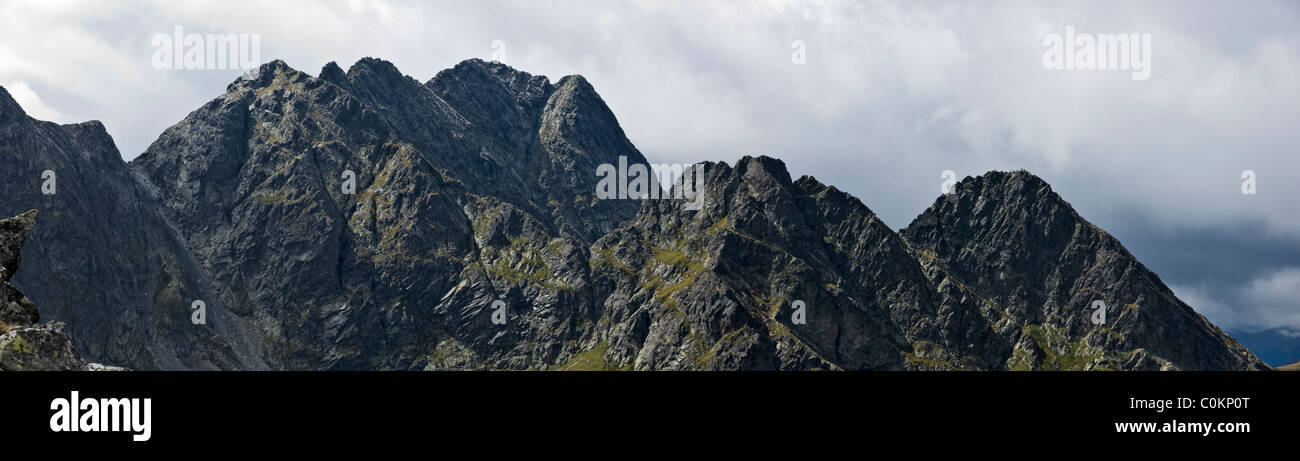 Tatra alta montagna Foto Stock