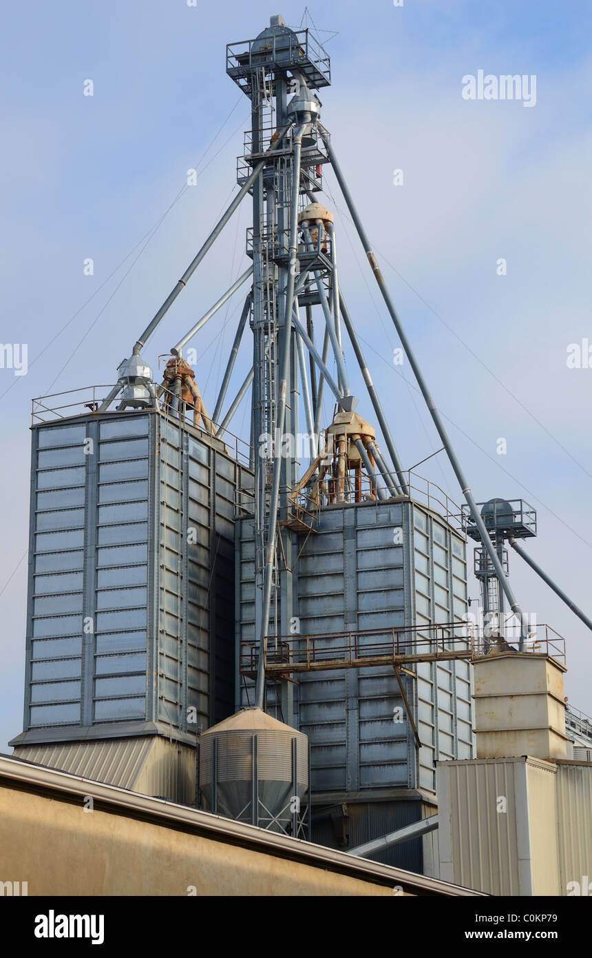 Dettagli industriale di una fabbrica Foto Stock