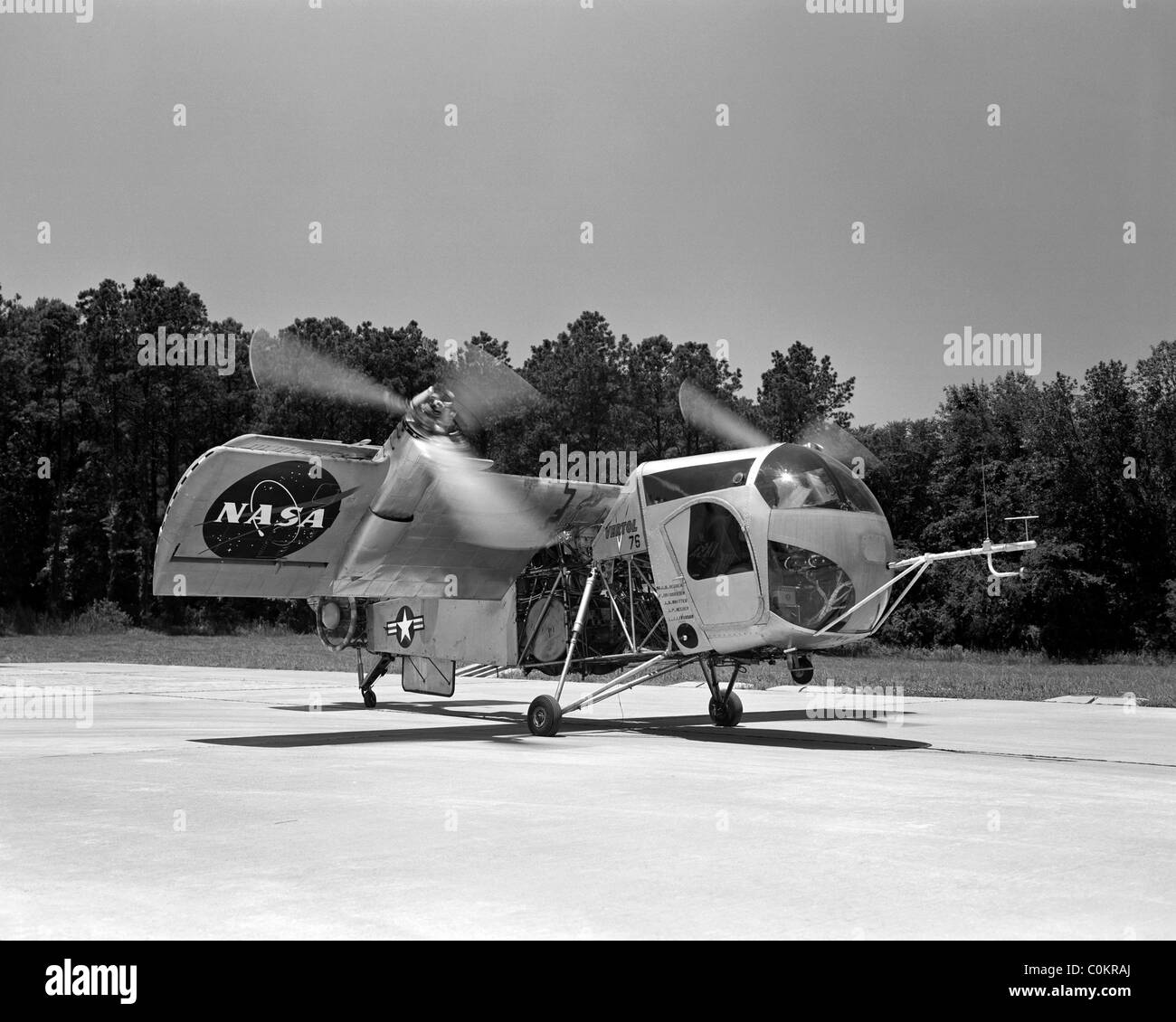 Vertol VZ-2 decollo ed atterraggio verticale aerei di ricerca Foto Stock