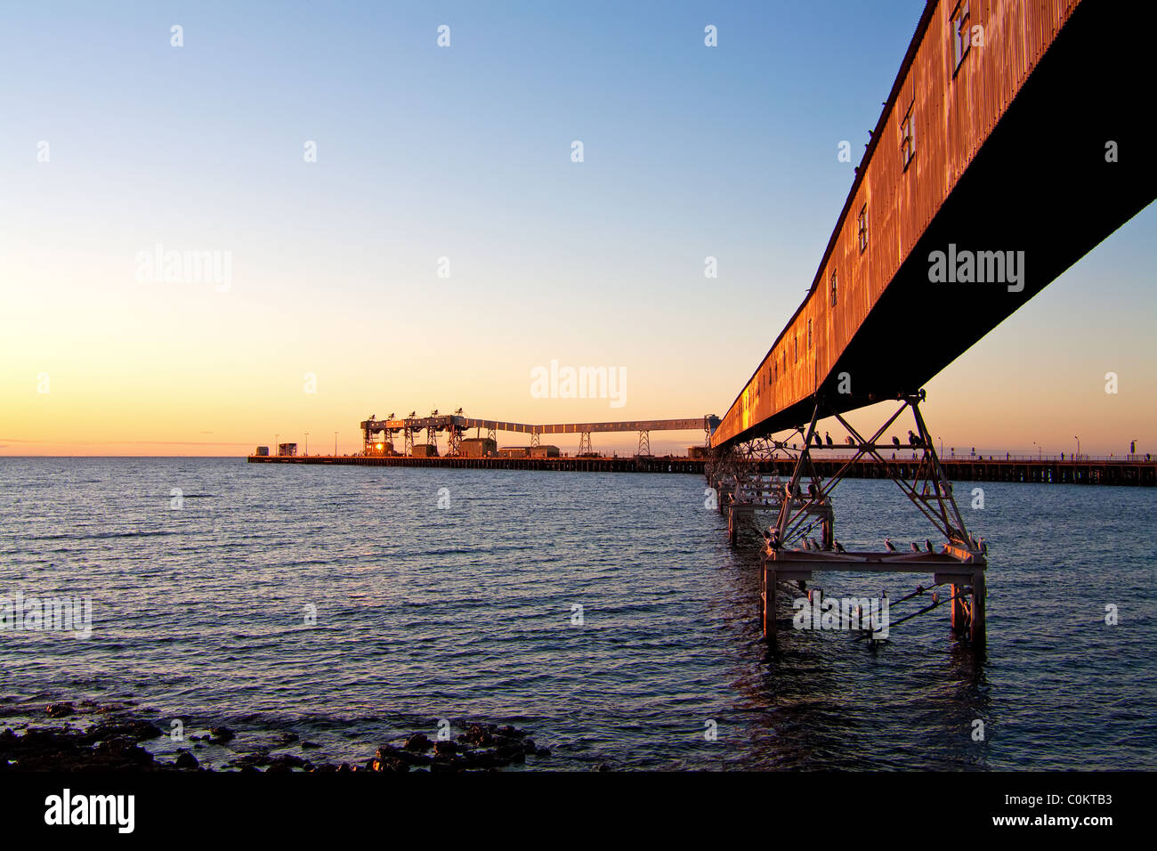 Granella Wallaroo Facility Yorke Peninsula South Australia Foto Stock