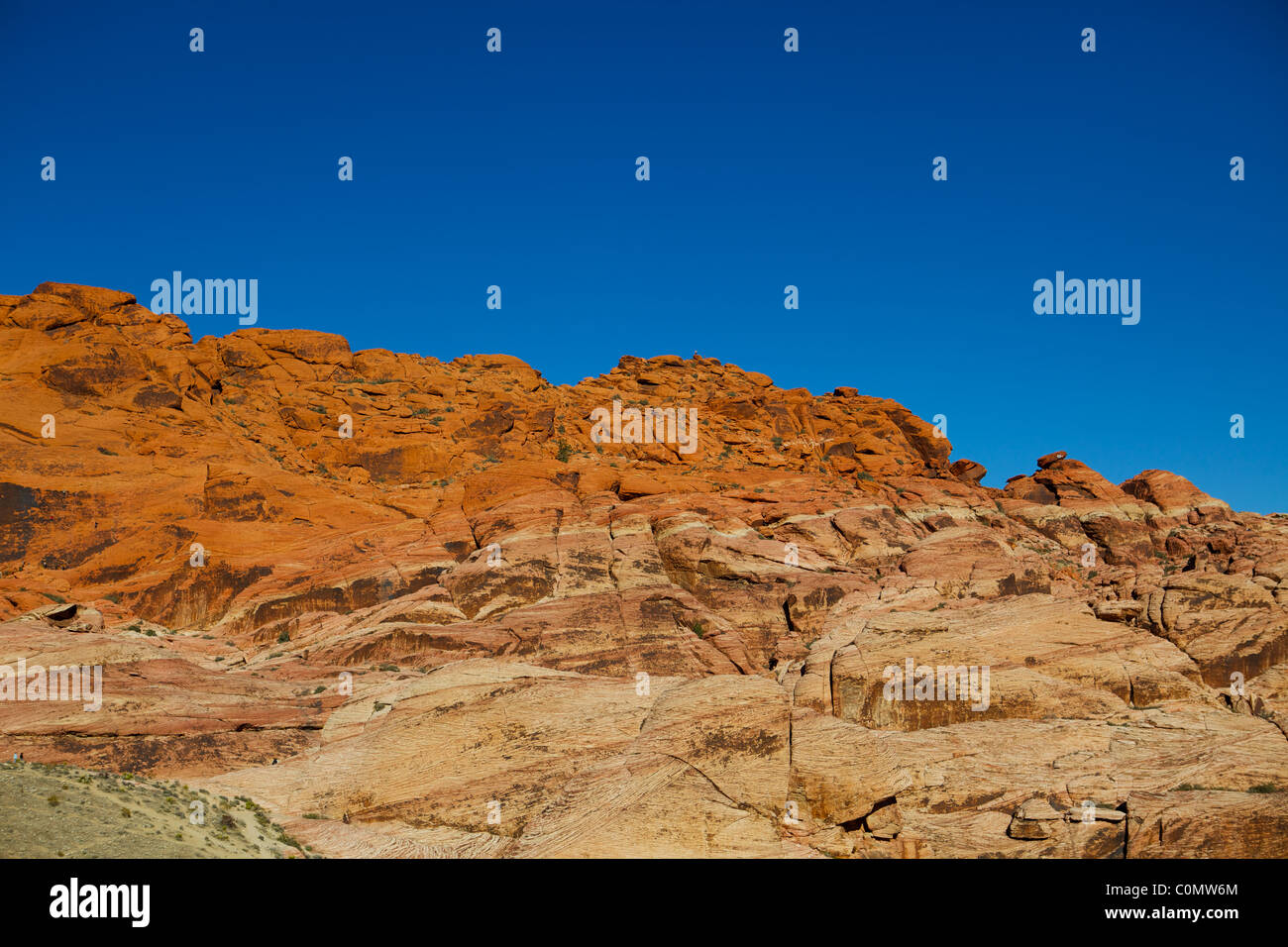 Il calicò colline, il Red Rock Canyon National Conservation Area Foto Stock